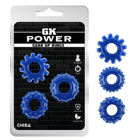 GK Power Gear Up Rings-Blue