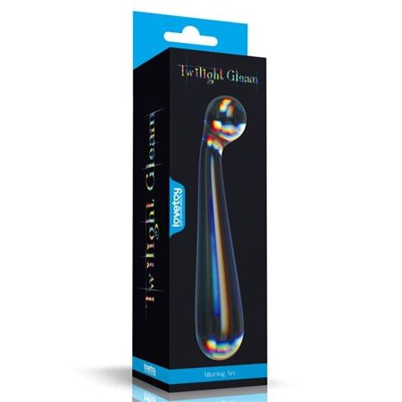 LoveToy Twilight Gleam Glass Dildo Alluring Arc