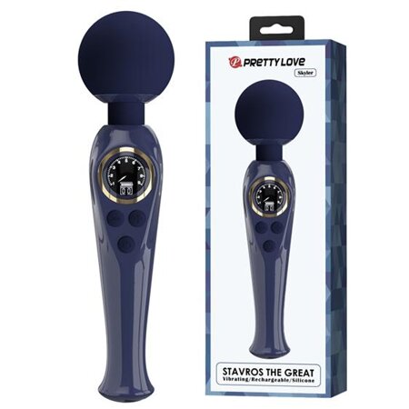 Pretty Love Skylar Massager Dark Blue