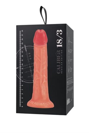 Realistic dildo Caliber 18/3 , PVC, flesh,  length 18cm, diameter 3cm