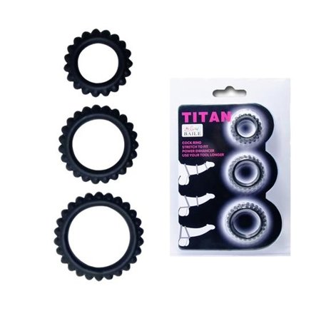 TITAN cock ring set pink