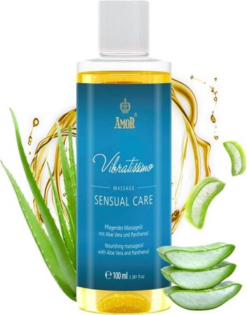 Vibratissimo Sensual Care with aloe vera and panthenol, 100 ml