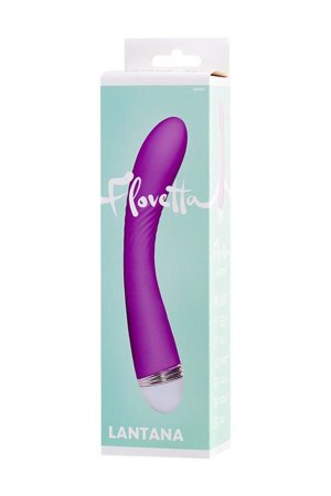 Vibrator Flovetta by Toyfa Lantana, silicone, purple, 22 cm